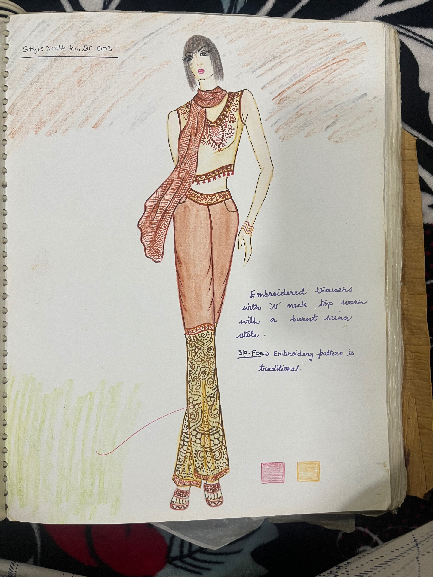 Lipika Chadda Indo-Western sketch